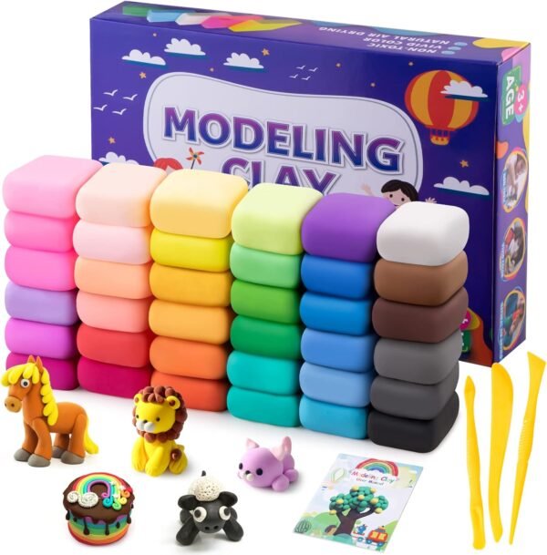 Air Dry Modeling Clay Kit