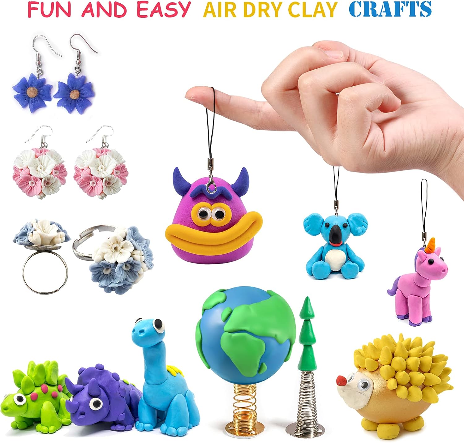 Air Dry Modeling Clay Kit - Image 4