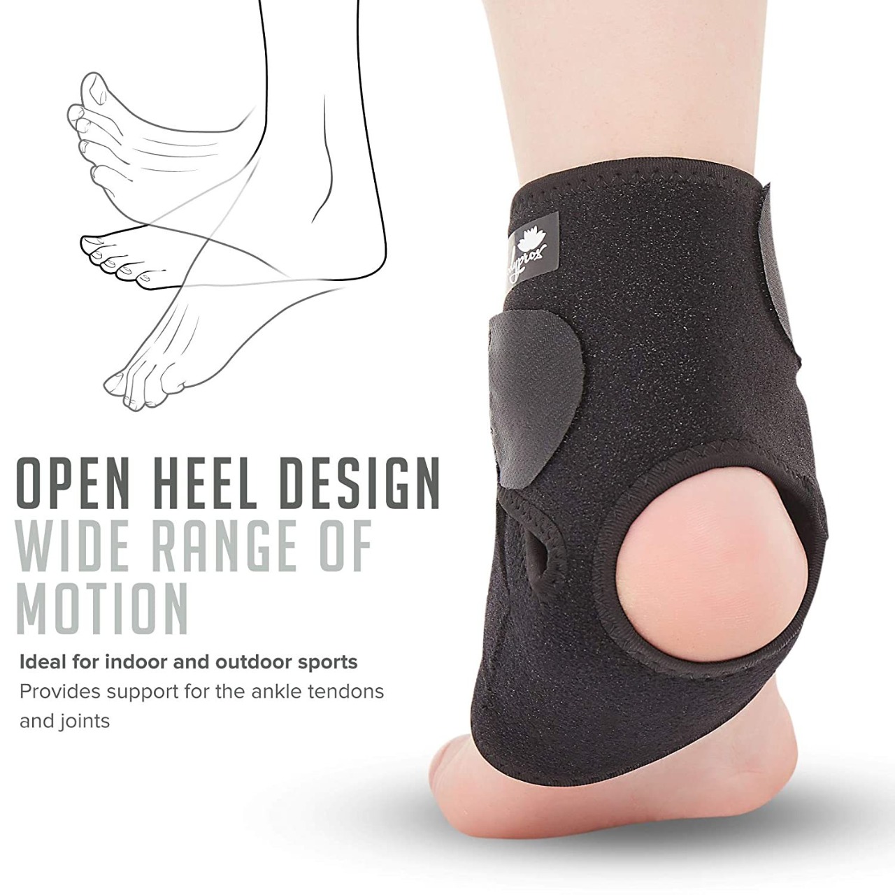 Ankle Support Brace Neoprene Sleeve - Image 2